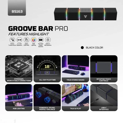 Колонки Fantech Groove Bar Pro BS163 — миниатюра 3