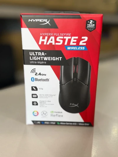 Игровая беспроводная мышь HyperX Pulsefire Haste 2 Wireless