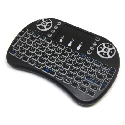 Беспроводная мини клавиатура Mini Keyboard Backlit с тачпадом