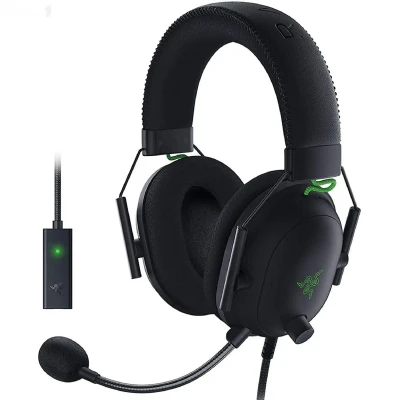 Наушники Razer Blackshark V2 + USB Sound Card — миниатюра 2