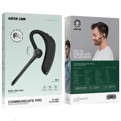 Беспроводная гарнитура Green Lion Communicate Pro Over-Ear Headset Dual Mic