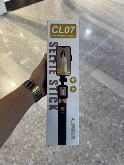 Штатив селфи палка CL07 с экраном и Bluetooth-пультом — миниатюра 3