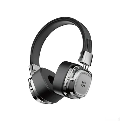 Беспроводные наушники Porodo Soundtec Vintage Headphone коричневый/серебристый