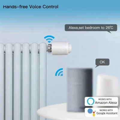 Умный термостатический клапан ZigBee