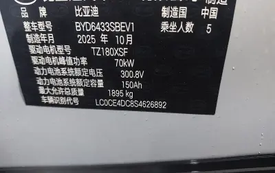BYD Yuan Up, 2025