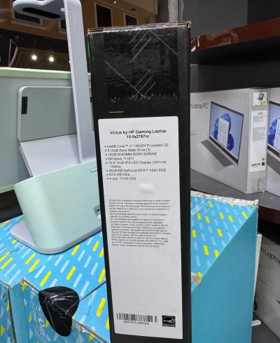 Ноутбук HP Victus 15 I7 13th 16GB 512GB RTX 5060 8GB