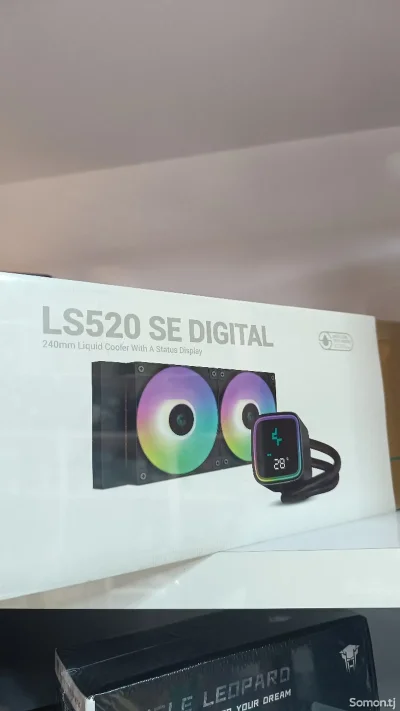 Кулер для процессора DeepCool LS520 SE Digital, чёрный