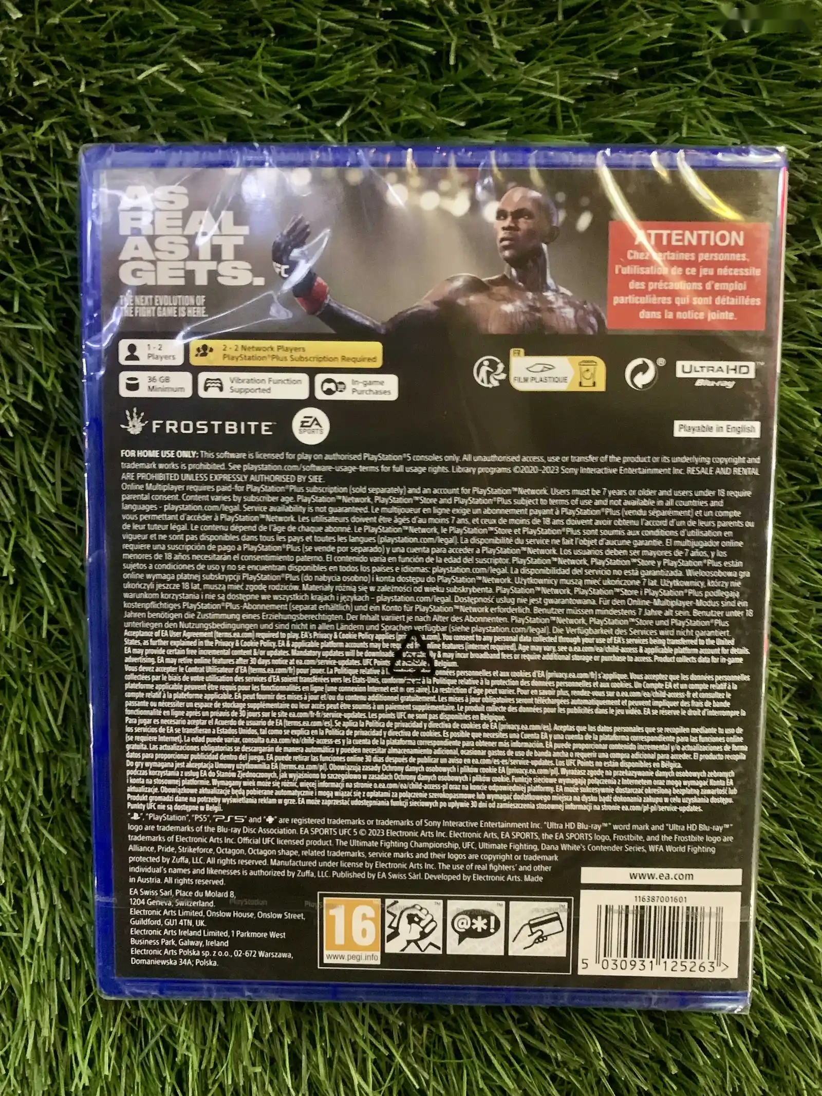 Диск UFC5 для PS5 — миниатюра 2