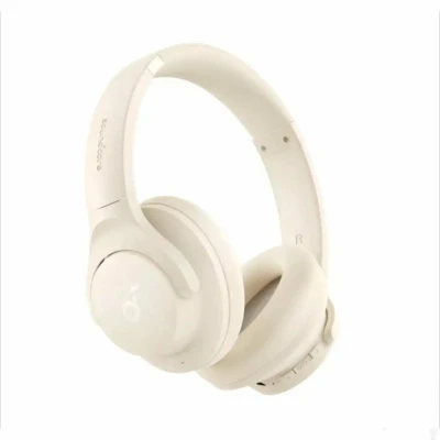 Беспроводные наушники Powerology Hybrid ANC Headphones PWLAU016-CM кремовый