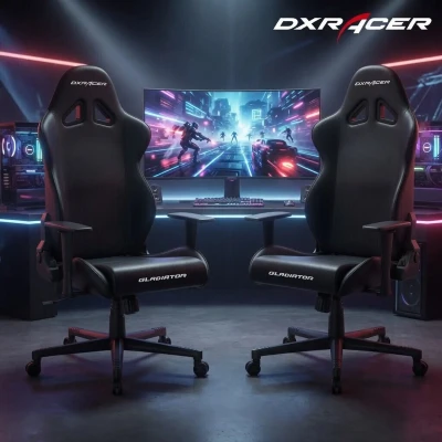 Игровое кресло DXRacer Gladiator G Series Black — миниатюра 7