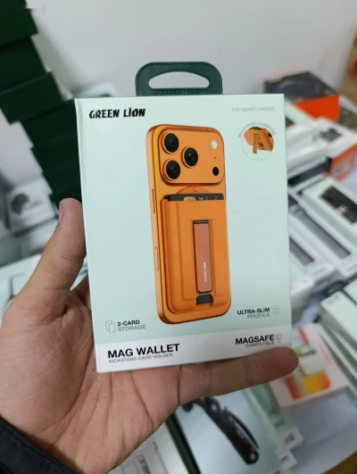 Картхолдер с подставкой Green Lion Mag Wallet Kickstand Magsafe Card Holder
