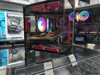 Игровой Компьютер Аквариум I5-12400F 16GB/SSD 512GB RTX 3060 12GB — миниатюра 3