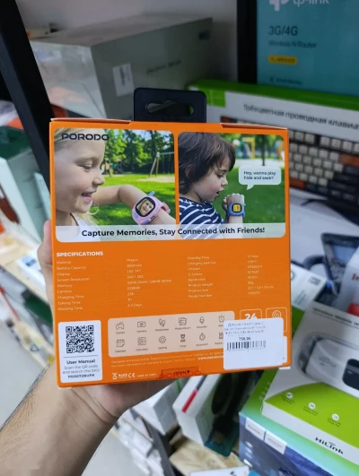 Детские смарт-часы с рацией и камерой Porodo Kids fun — миниатюра 2