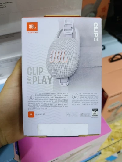 Портативная колонка JBL Clip5 Portable Wireless Speaker CLIP5-BLU синий — миниатюра 2