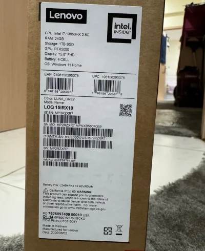 Игровой Ноутбук Lenovo LOQ i7 13th — миниатюра 3