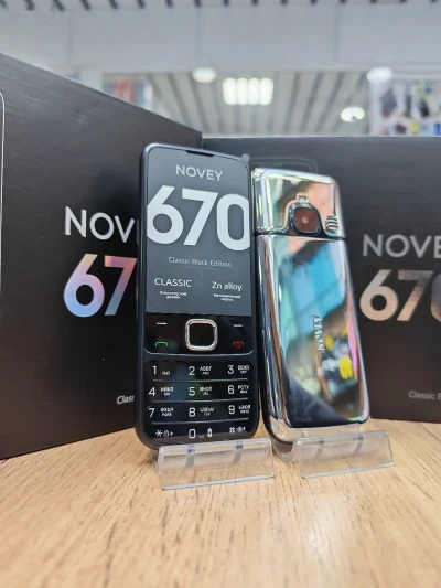 Novey 6700 2SiM black 2025 — миниатюра 2