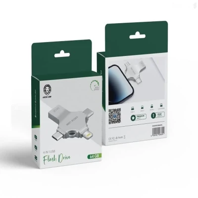 Флеш накопителя Green Lion 4 in 1 USB Flash Drive 64GB