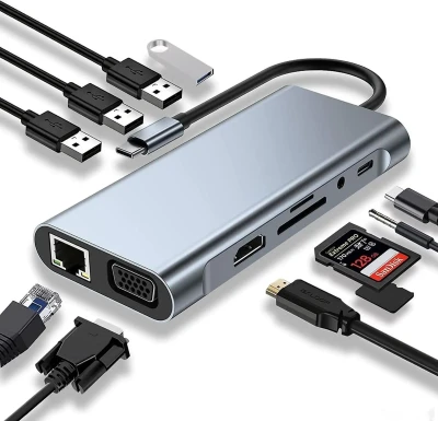 Переходник Hub Usb 3.0 - HDMI Type C — миниатюра 2