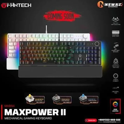 Полноразмерная проводная механическая клавиатура Fantech MAXPOWER II MK894