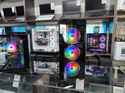 Игровой персональный компьютер Sama Black Argb i5-9400f 16GB/SSD 512GB GTX 1660T — миниатюра 2
