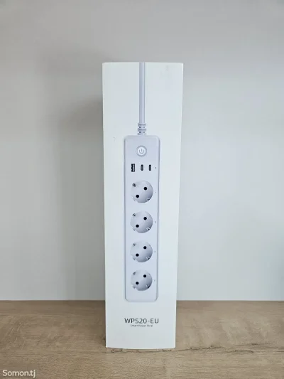 Умный сетевой удлинитель с WIFI на 4 розетки +1 USB +2 Type C