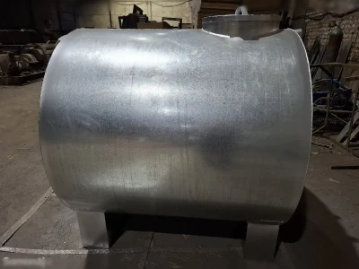 Бочка из оцинкованной стали 1500л