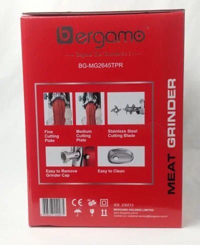 Мясорубка bergamo-2645 — миниатюра 3