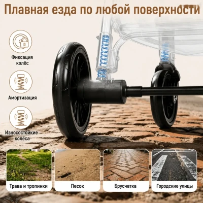 Легкая складная коляска — миниатюра 6