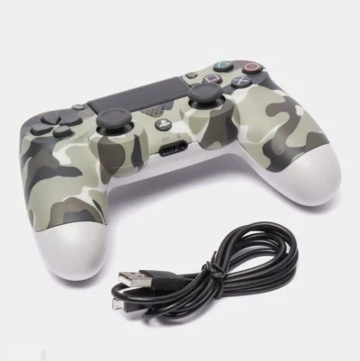 Геймпад Sony DualShock 4 для PS4 хаки серый — миниатюра 2