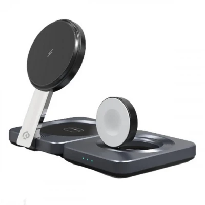 Зарядная станция Powerology Qi2-15W Magsafe iPH15 Multi-Device
