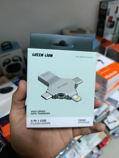 Флеш накопителя Green Lion 4 in 1 USB Flash Drive 128GB