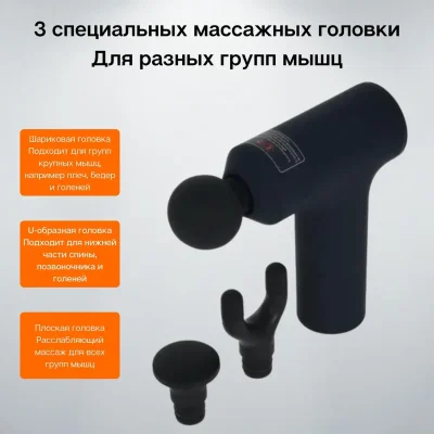 Перкуссионный массажер Xiaomi Mijia Mini Fascia Gun 2 — миниатюра 6
