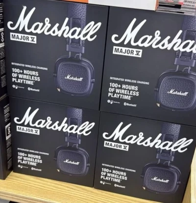 Беспровоныйе наушники Marshall Major V синий Оригинал