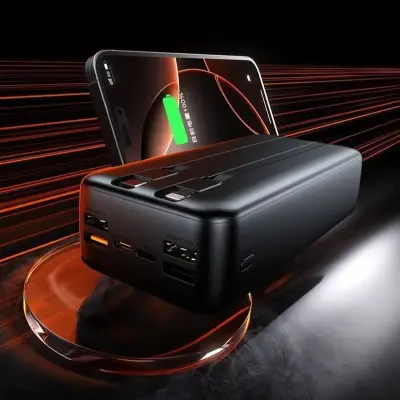 Внешний аккумулятор повербанк 30000mAh CAFELE
