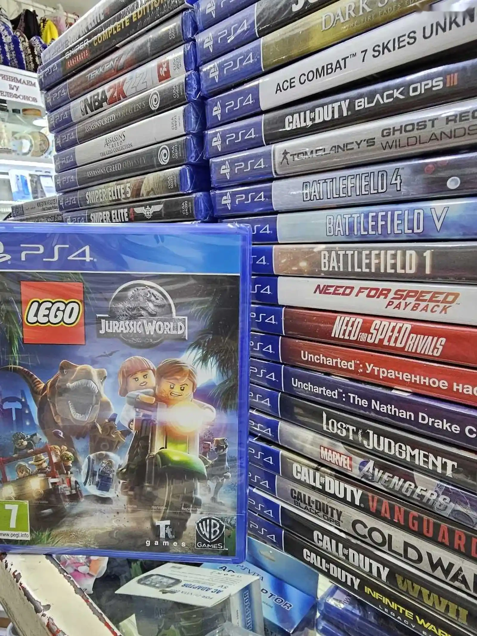 Игра Lego Jurasic world playstation 4