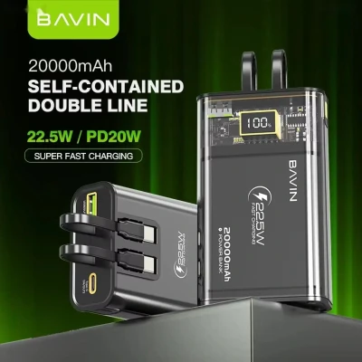Внешний аккумулятор Power Bank BAVIN PC1003S 20000mAh