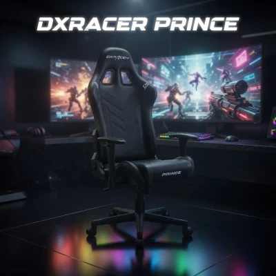 Геймерское кресло DXRacer Prince Series Black — миниатюра 3