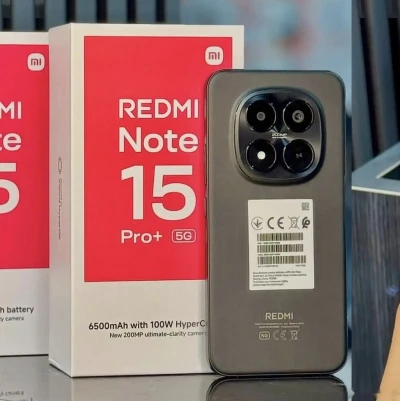 Xiaomi Redmi Note 15 Pro Plus 5G 8+4/256Gb Black 6500мач 2026Gb Global