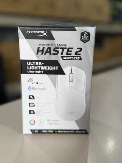 Игровая беспроводная мышь HyperX Pulsefire Haste 2 Wireless Белый