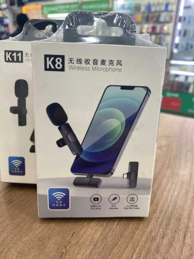 Микрофон петличный Wireless Microphone K8 петличка беспроводной