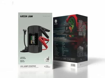 Пусковое устройство Green Lion 12V Jump Starter 12000 мАч черный — миниатюра 4