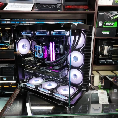Игровой Мощный Компьютер TRON ARES Core i9-14900Kf 64Gb ssd 512gb Asus Rtx 5070 — миниатюра 2