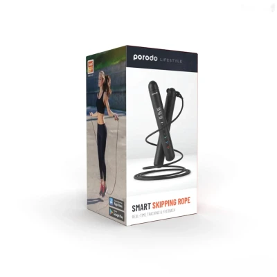 Умная скакалка с голосовым управлением Porodo Smart Voice Jump Skip Rope — миниатюра 3