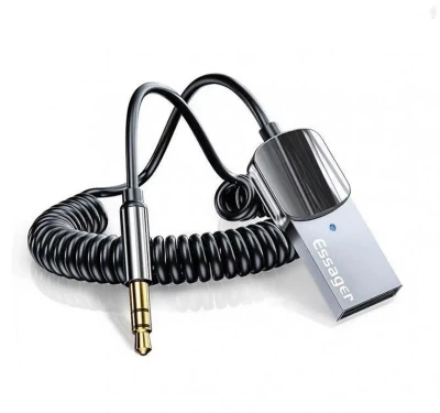 Автомобильный Aux Bluetooth 5.0 адаптер — миниатюра 2