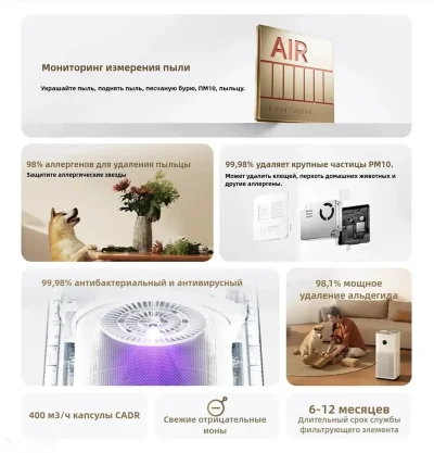 Очиститель воздуха Xiaomi Mijia Air Purifier 5 — миниатюра 10