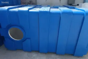 Бочка пластиковая 1000л Квадратная/двухслойная