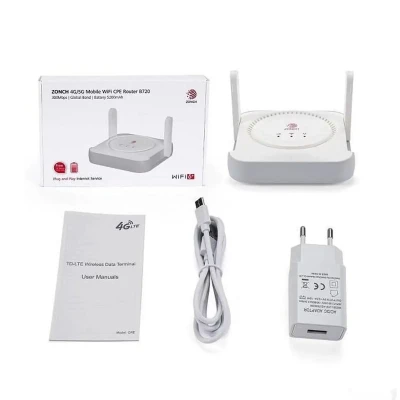 Wi-Fi роутер Zonch 4G/5G Wi-FI Cpe Router B720 5200mAh — миниатюра 2