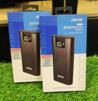 Внешний аккумулятор Aspor A378 20.000 mAp