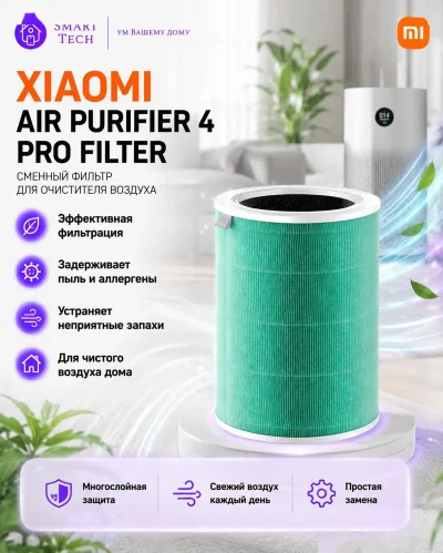 Фильтр для воздухоочистителя Xiaomi Mijia Air Purifier 4 pro — миниатюра 2