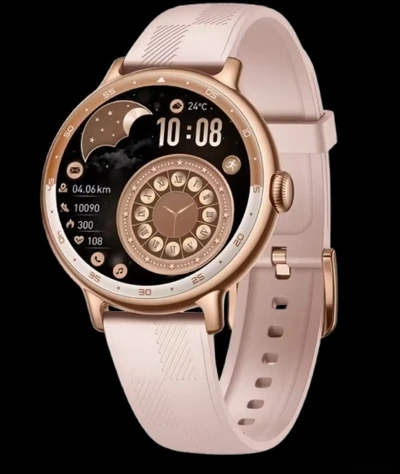 Умные часы Powerology Gazelle Urban Elegance GPS SmartWatch розовый
